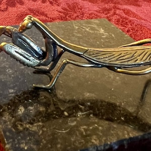 Brass Praying Mantis Tea Pet