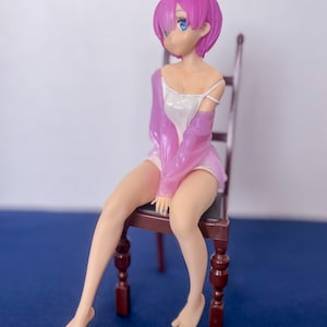 Anime Noodle Stopper RE: Zero Ram Sitting in a Chair (Large)