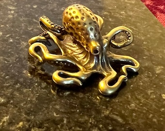 Brass Octopus (small) Tea Pet