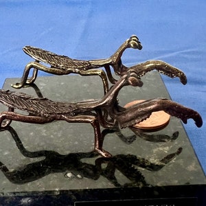 Brass Praying Mantis Tea Pet