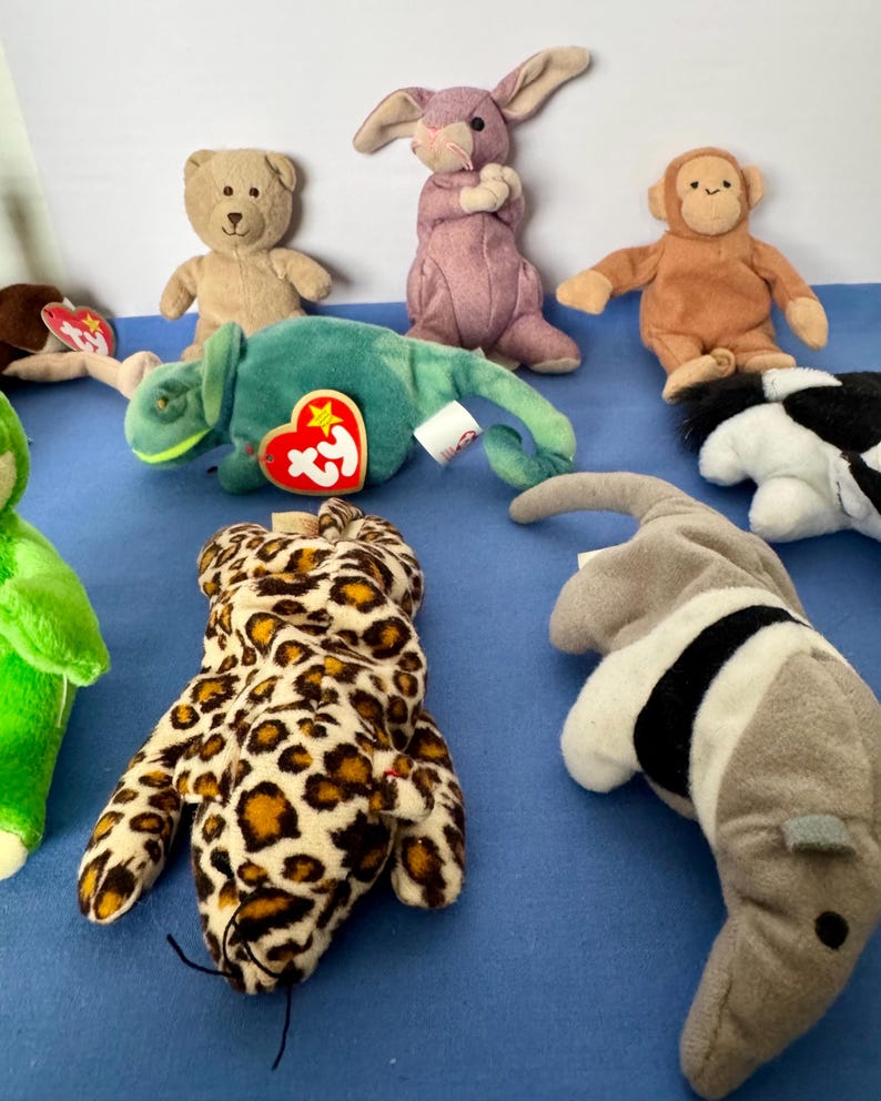 Beanie Babies and Small Plush Animals - Etsy