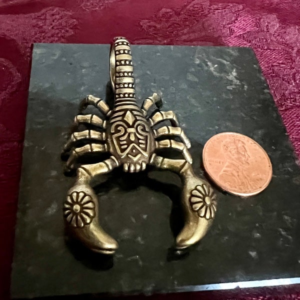 Brass Scorpion Tea Pet Fengshui