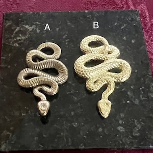 Brass Snakes Tea Pet