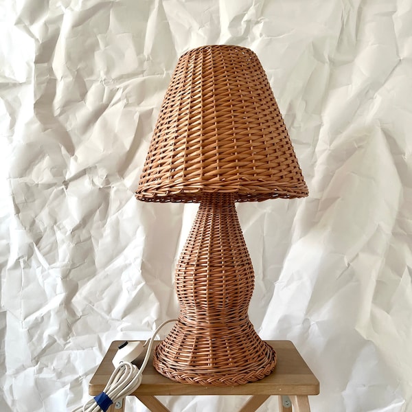 Wicker Bedside Table Etsy UK
