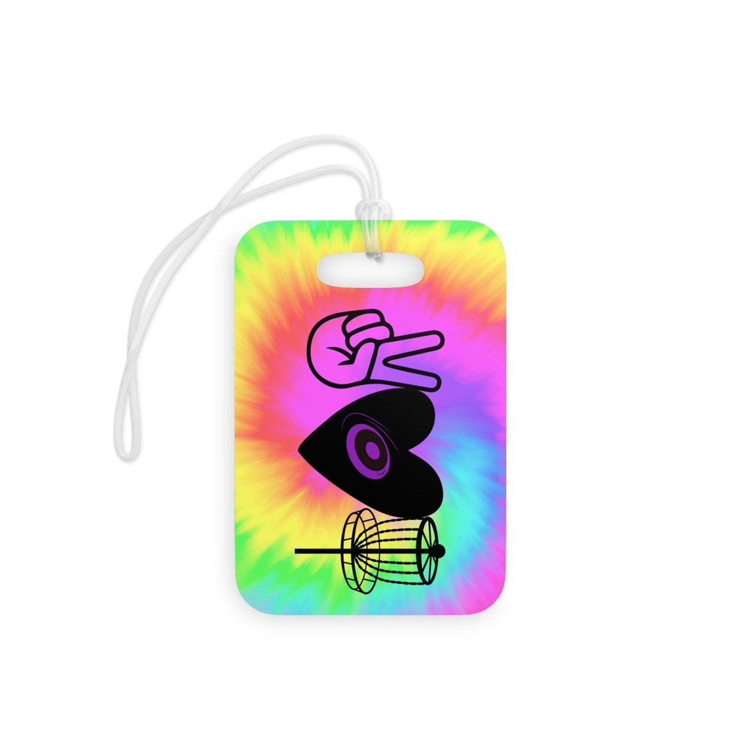 disc-golf-bag-tag-custom-tags-golf-tag-luggage-tag-tie-etsy