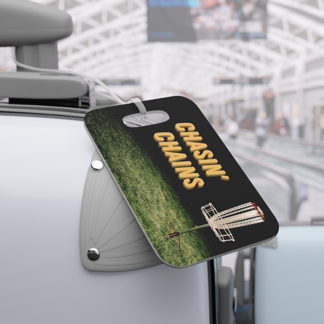 Chasin Chains Disc Golf Bag Tag Custom Disc Golf Accessory Etsy