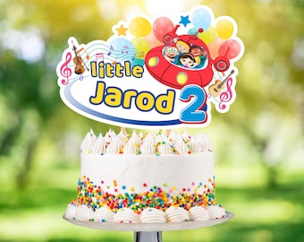 Little Einstein Cake topper for Birthday, customizable and printable. PNG file