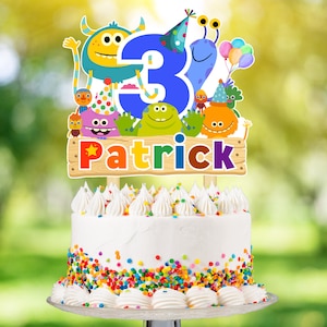 Super einfache Lieder png Kuchen Topper für Baby Geburtstag, kostenlos anpassbar, bearbeitbare Vorlage.