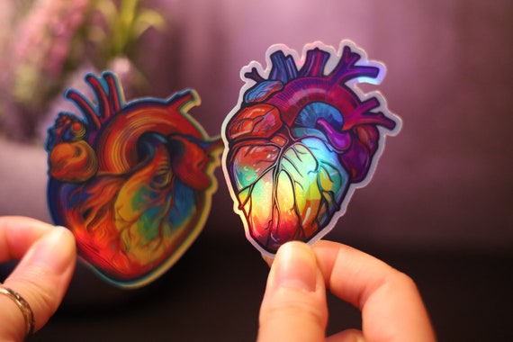 Handmade With Love Stickers / Rainbow Stickers / Handmade Stickers