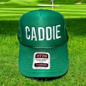 CADDIE hat Golf Caddie Hat Embroidered Funny Hat Custom Hat Golf season Gift for Caddie Custom Hat Trendy Hat