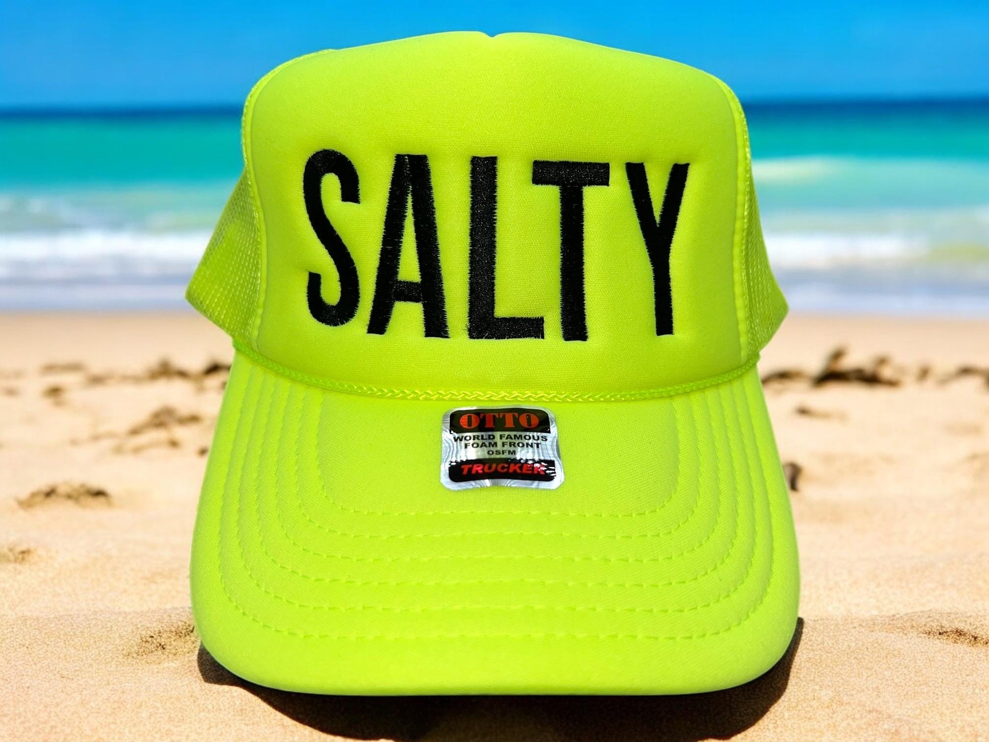 Salty Embroidered Trucker Hat - Coastal Cowgirl Foam Mesh 