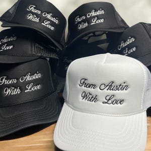 Custom Embroidered Wedding Trucker Hats: Bridal Party Favors, Bride ...