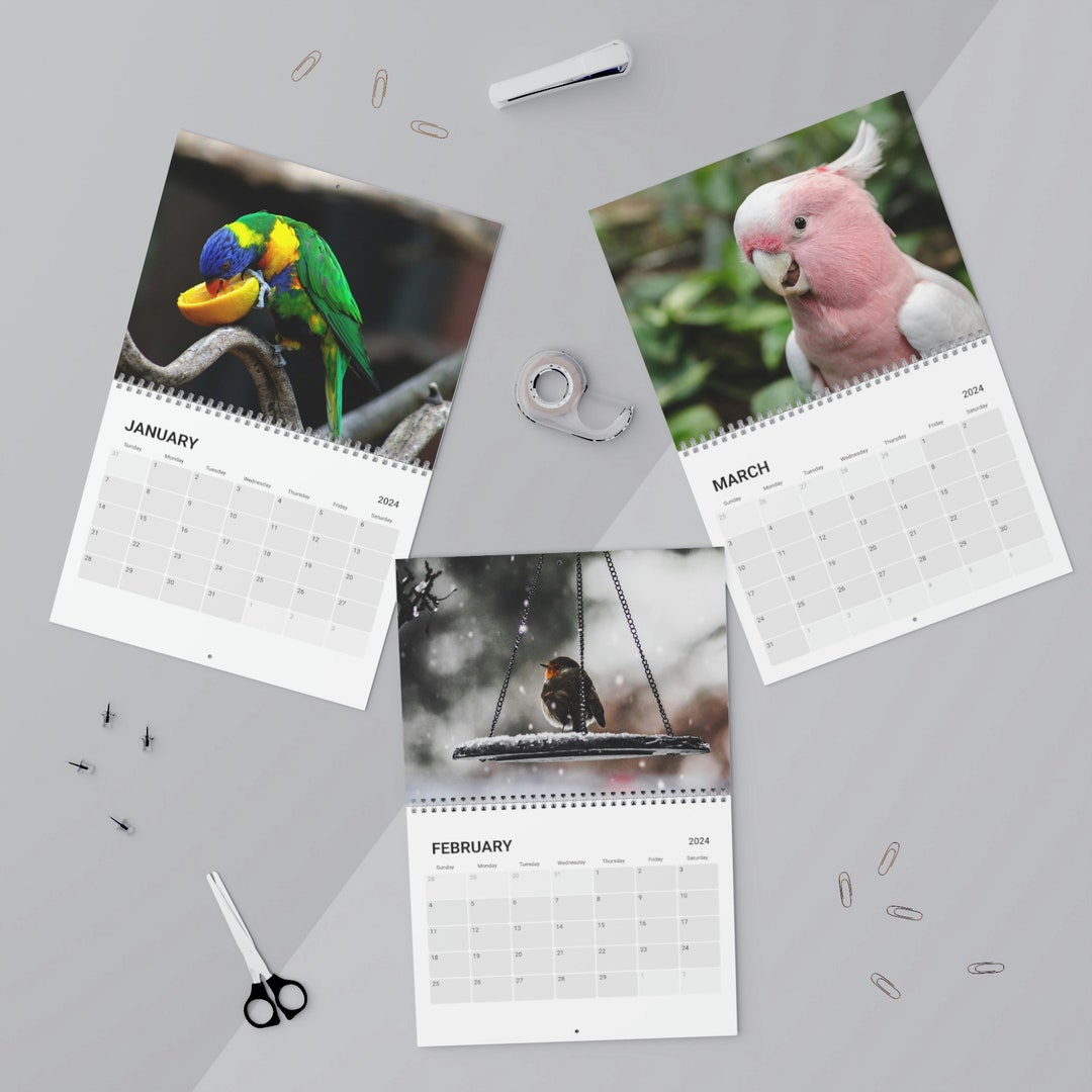 Calendar 2024 Custom Calendars. 2024 Calendars Nature Etsy