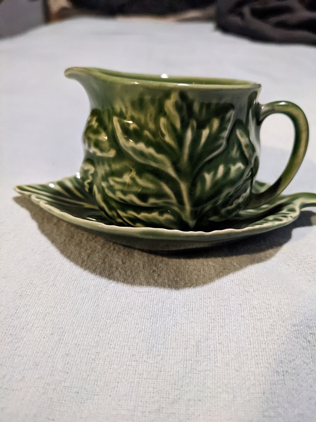 Sylvac Vintage 1950's Mint Sauce Jug and Saucer Etsy