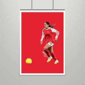 Olivia Smith Art Print: Arsenal Women's Football Poster