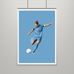Vivianne Miedema Football Art Print: Netherlands, Manchester City