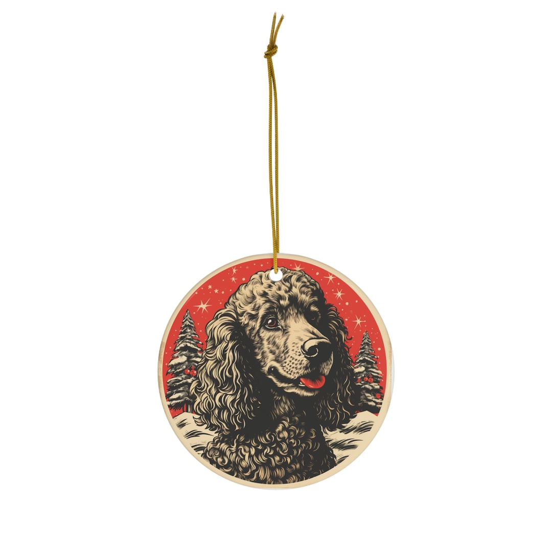 Standard Poodle Christmas Ornament Etsy