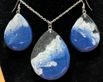 Pendant and Earrings