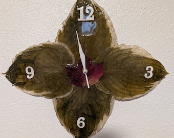 2022 Hosta Leaf clock