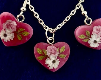 Pendant and Earrings