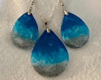 Pendant and Earrings