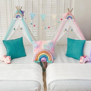 Teepee Sleepover Party in a Box - Rainbow Theme