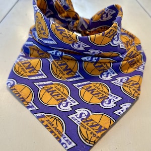 LA Lakers Dog Bandana