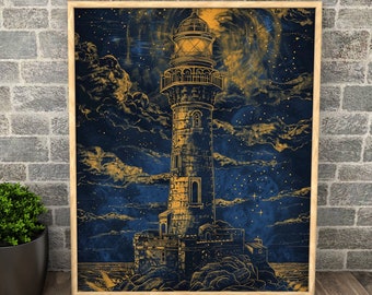 ダイヤモンドアートクラブ Lighthouse in the Night Lighthouse in the Night – Diamond Art Club