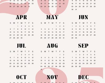 Visão geral do calendário de 2025