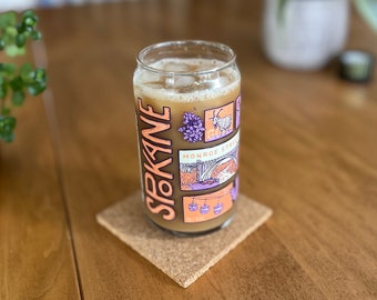 Vidrio con forma de lata de Spokane