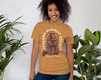 Spokane Marmot Society T-shirt - Orange