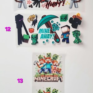 Children's/Kids Inspired Character Themed 16oz Plastic Cups,Plastic Libbey Cans, Roblox, Minecraft, Fortnit Tumbler Cups, Personalised Gifts image 8