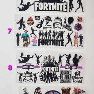 Children's/Kids Inspired Character Themed 16oz Plastic Cups,Plastic Libbey Cans, Roblox, Minecraft, Fortnit Tumbler Cups, Personalised Gifts image 3