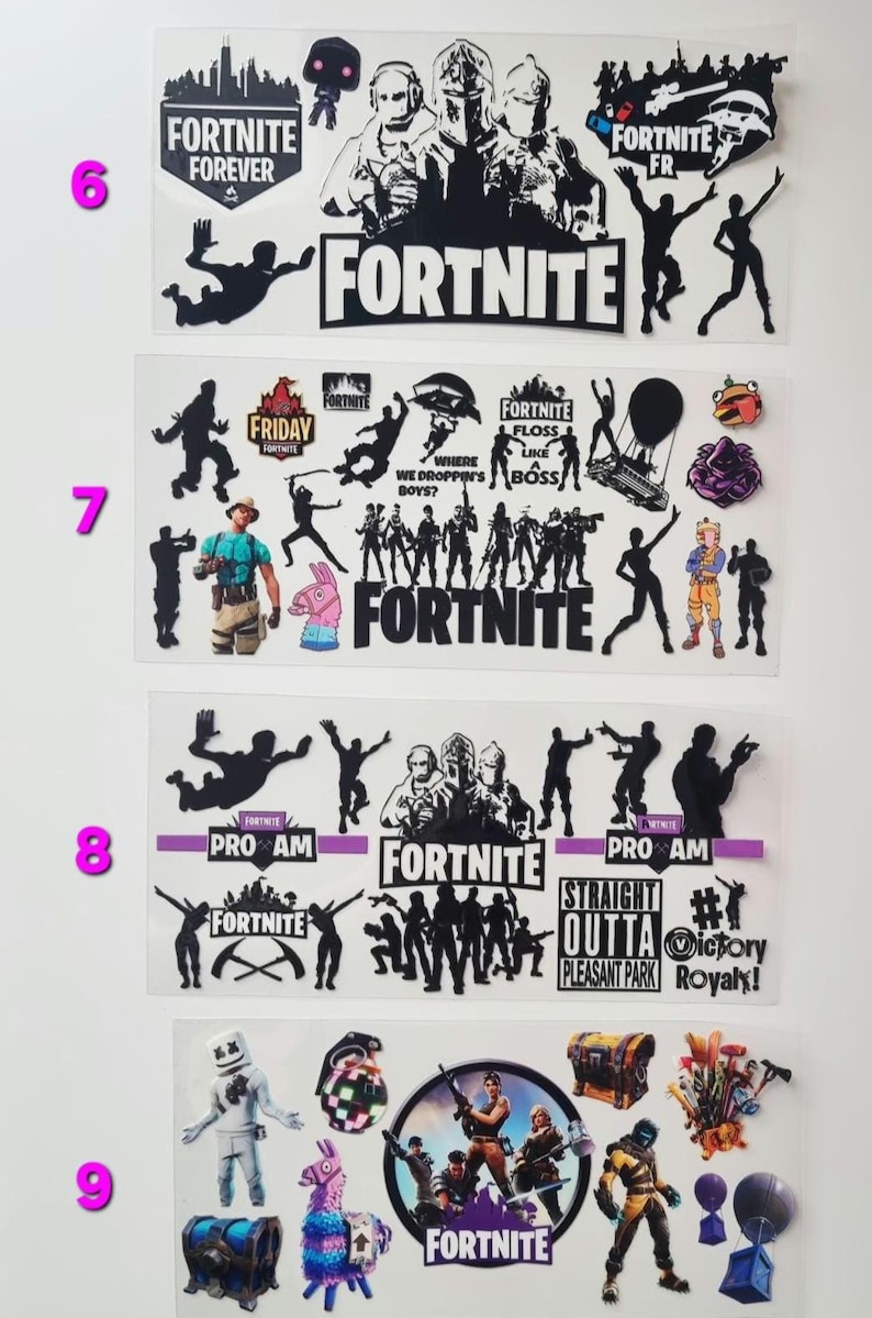 Children's/Kids Inspired Character Themed 16oz Plastic Cups,Plastic Libbey Cans, Roblox, Minecraft, Fortnit Tumbler Cups, Personalised Gifts image 3