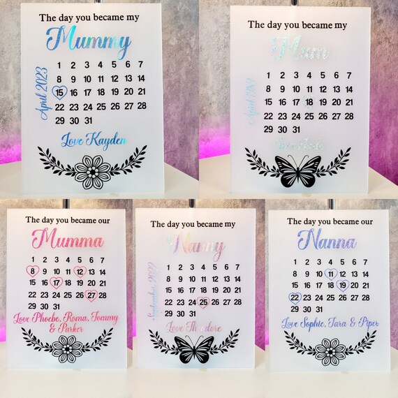 Personalised Metal Keyring Thoughtful Mother's Day Gift,new Mummy Gift