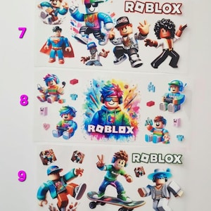 Children's/Kids Inspired Character Themed 16oz Plastic Cups,Plastic Libbey Cans, Roblox, Minecraft, Fortnit Tumbler Cups, Personalised Gifts image 10
