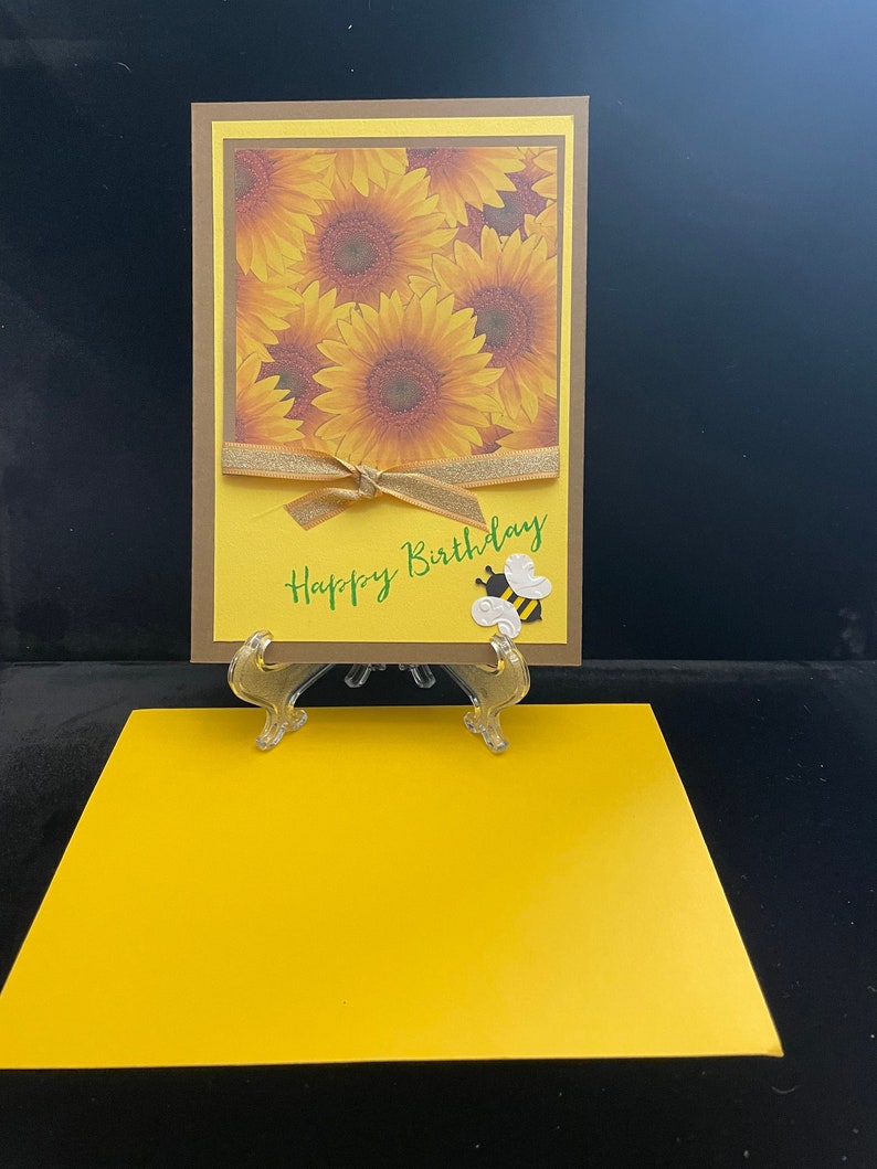 Happy Birthday Card With Envelope Etsy