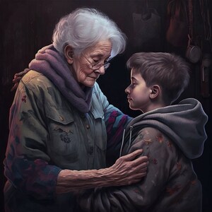 abuelo con su nieto