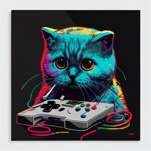 Alfie&#39;s Retro Gaming Adventure: A Digital Art Masterpiece