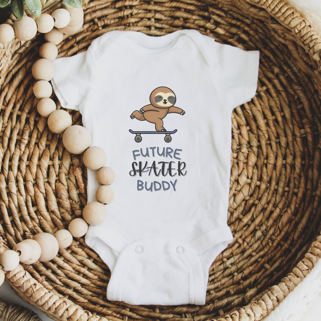 Skater Baby Bodysuit, Future Skater Buddy, Baby Gifts Skateboarding ...