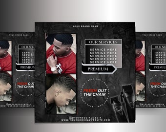 DIY Barber shop booking flyer, Book now, Bookings available, Editable on Canva, Social media template, Instagram post, Barbershop, Haircut