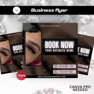 Ulotka DIY Lash tech, Rezerwacje dostępne, Zarezerwuj teraz, Szablon edytowalny Canva, Rzęsy, Przedłużanie rzęs, Rzęsy, Post na Instagramie