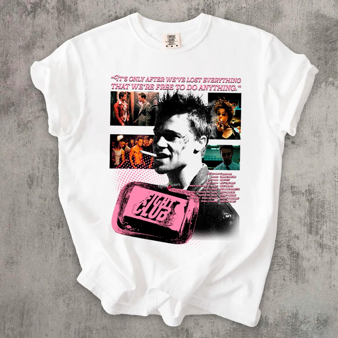 Fight Club T Shirt, Movie Fan Gift, Film Classic Tee - Etsy