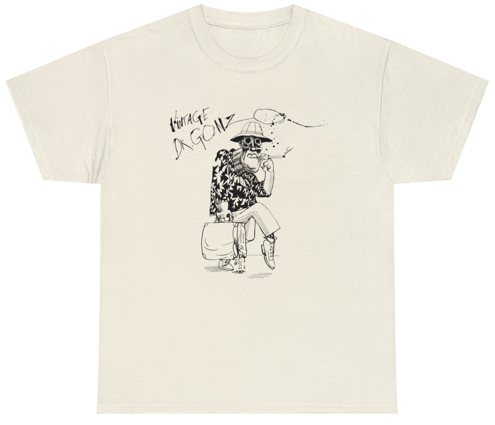 Navy Long Sleeved Gonzo Tee – Official Hunter S. Thompson Gonzo Store