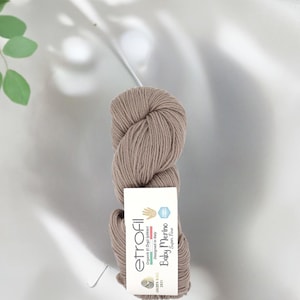 Etrofil Baby Merino 1 GOTS Certified Superwash Merino Wool Yarn for Baby Clothes Blankets Hats Scarves Shawls Knitting Crochet Projects 200m
