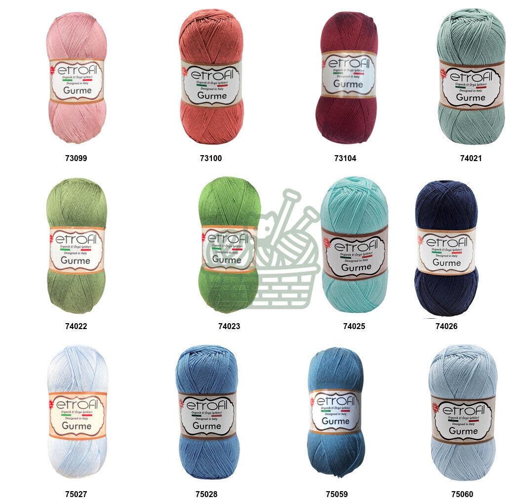 Etrofil Gurme Yarn Textured Fancy Yarn for Unique Accessories