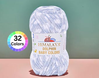 Himalaya Dolphin Baby Colors Yarn Velvet Yarn Plush Yarn Soft Knitting Yarn Baby Blanket Yarn Crochet Yarn Chenille Yarn Amigurumi Winter