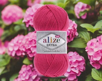 Alize Extra 100% acryl DK-garen voor amigurumi-haakwerk Zacht garen voor woonaccessoires Lichtgewicht garen voor babykleding 220 m