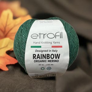 Etrofil Rainbow Cotton Yarn Colorful Cake Yarn for Summer Projects Shawls Crochet Knitting Lightweight Yarn