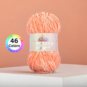 Himalaya Velvet Baby Yarn Velvet Yarn Plush Yarn Soft Knitting Yarn Baby Blanket Yarn Crochet Yarn Chenille Yarn Amigurumi Winter Yarn 100g
